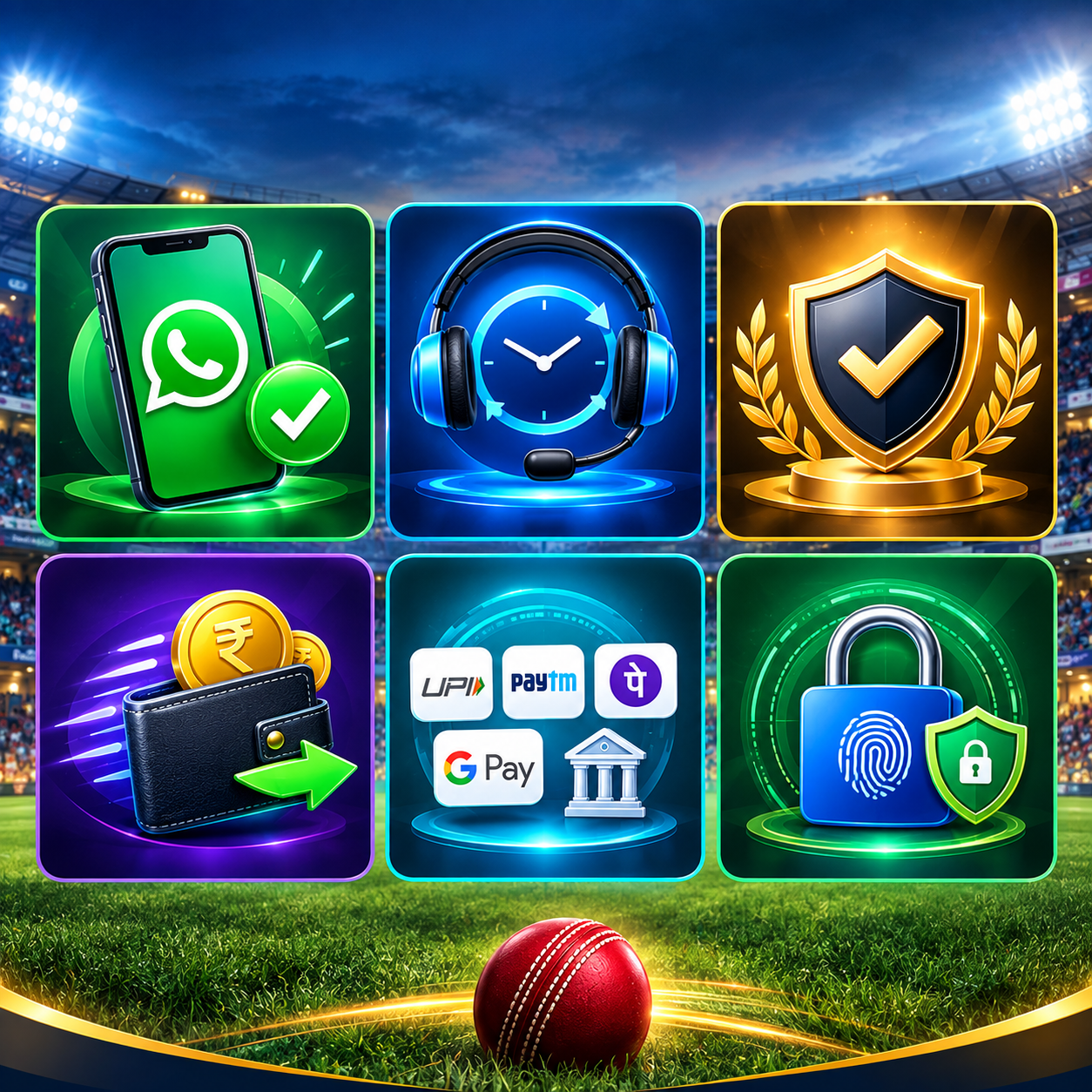 TigerExch Platform Trust Icons