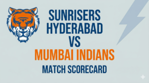 Sunrisers Hyderabad vs Mumbai Indians Match Scorecard